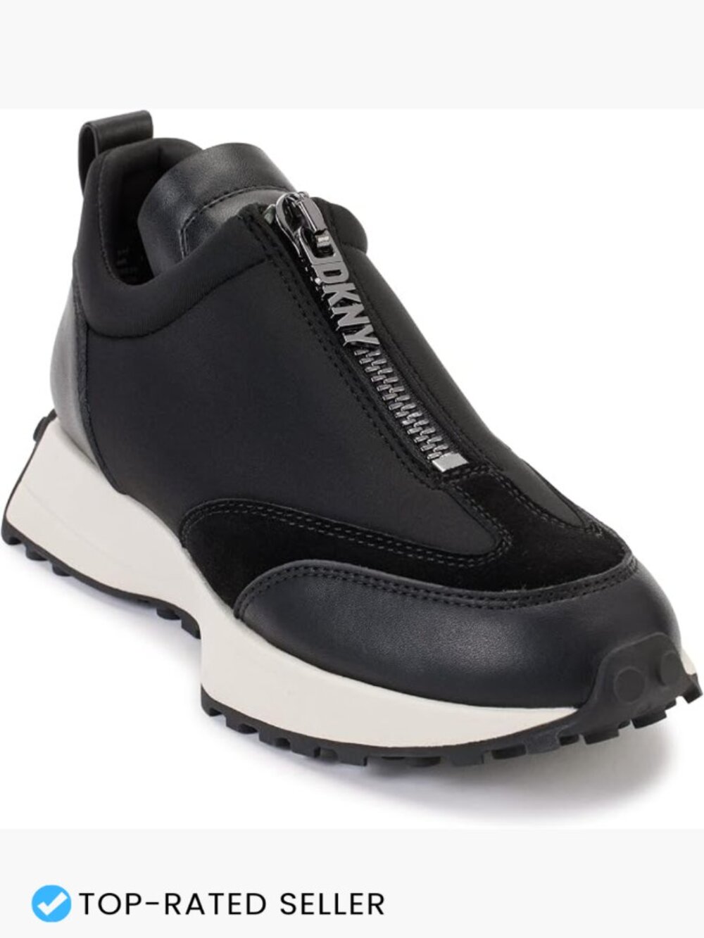 Platform Mixed Material Slip-On Sneakers Casual Comfort Walking Low Top Pull-On